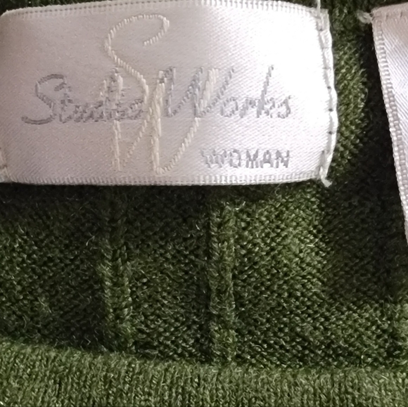 #311 Studio Works Woman- Cable Knit Pullover Vest - various colors avail. below - Picture 10 of 10